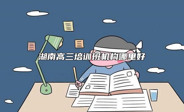 湖南高三培訓班機構(gòu)哪里好