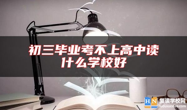 初三畢業(yè)考不上高中讀什么學(xué)校好