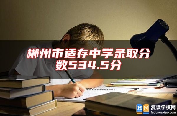 郴州市適存中學(xué)錄取分?jǐn)?shù)534.5分