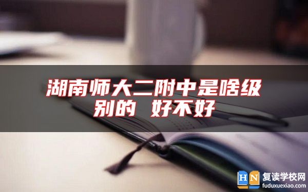 湖南師大二附中是啥級(jí)別的 好不好