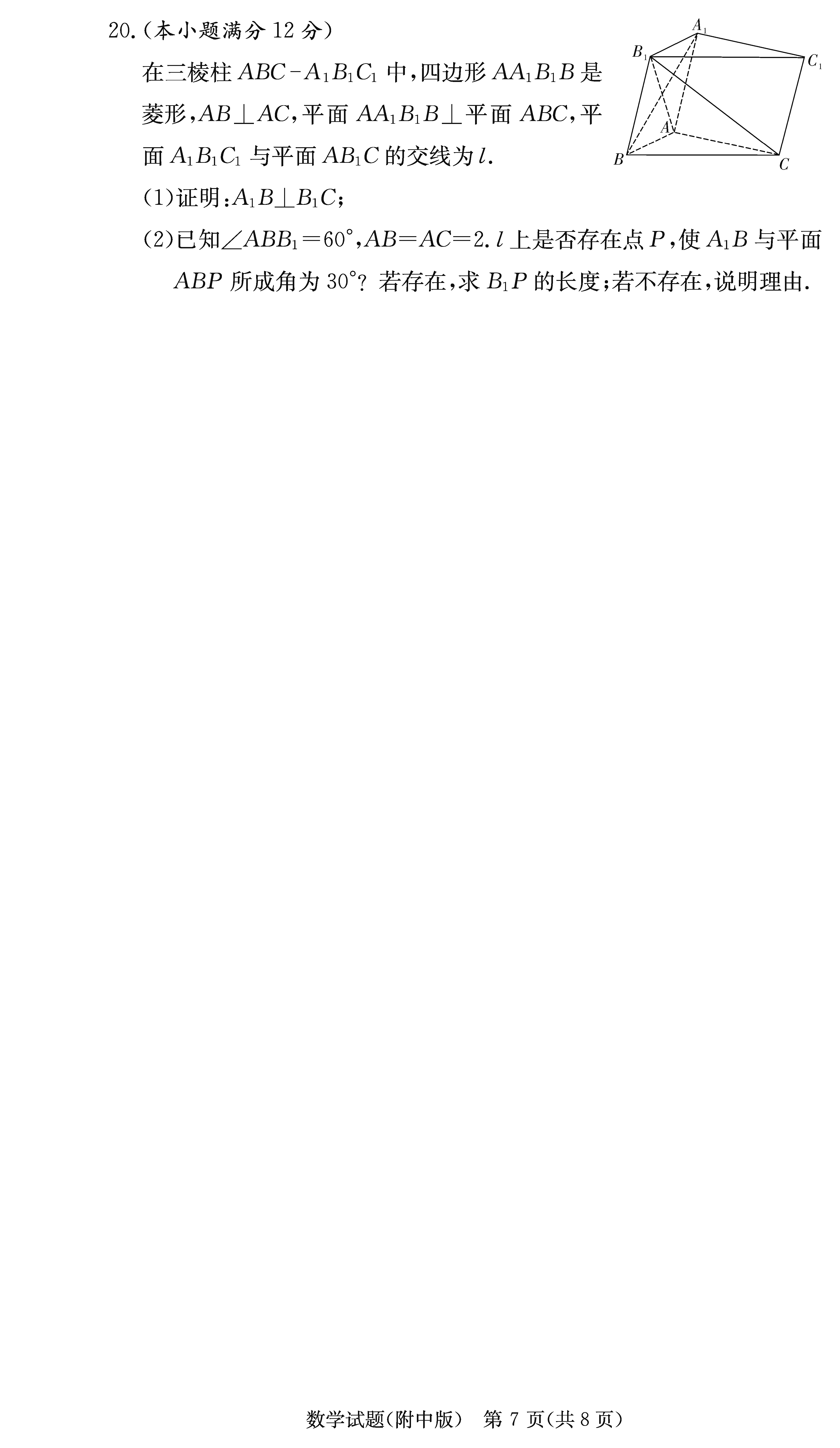 2024屆湖南師大附中高三上學(xué)期月考(二)數(shù)學(xué)試題及答案