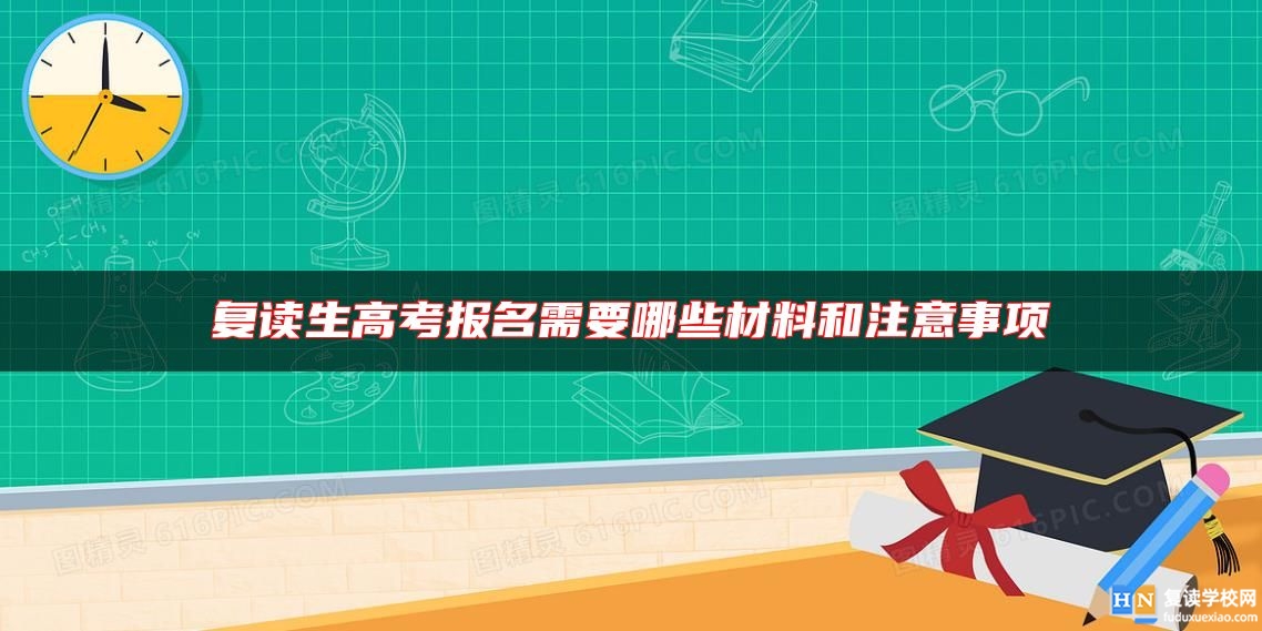復(fù)讀生高考報名需要哪些材料和注意事項(xiàng)