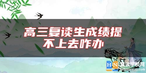 高三復(fù)讀生成績提不上去咋辦