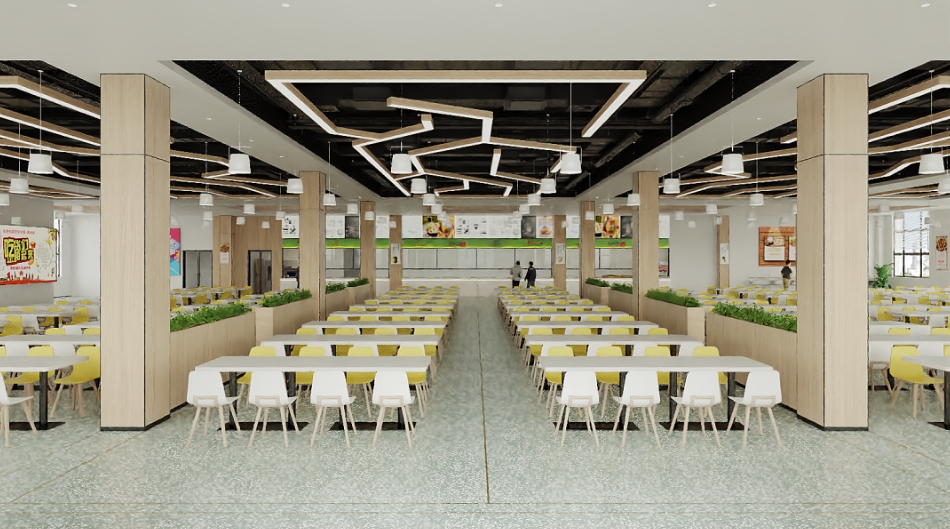 湘潭市博納高級中學環(huán)境實景