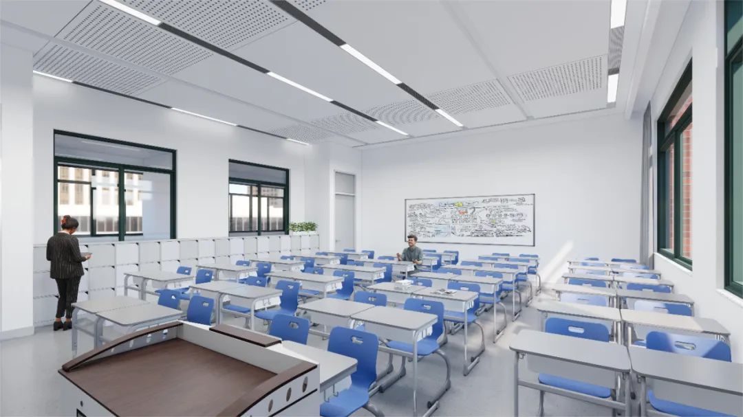 湘潭市博納高級中學環(huán)境實景