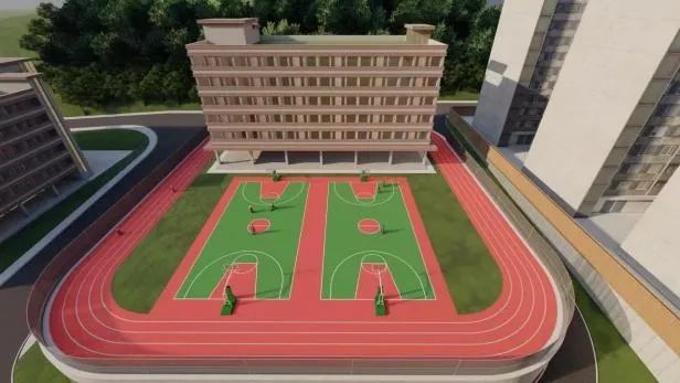 長沙耀華高級中學(xué)環(huán)境實景