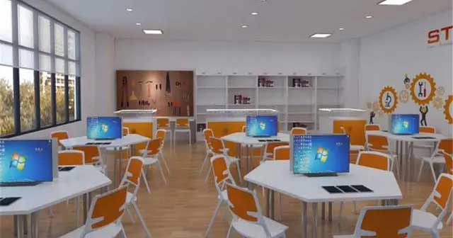 **江縣頤華學(xué)校復(fù)讀部環(huán)境實景