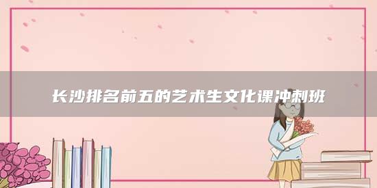 長沙排名前五的藝術(shù)生文化課沖刺班