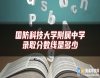 國(guó)防科技大學(xué)附屬中學(xué)錄取分?jǐn)?shù)線是多少