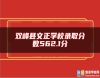 雙峰縣文正學(xué)校錄取分?jǐn)?shù)562.1分